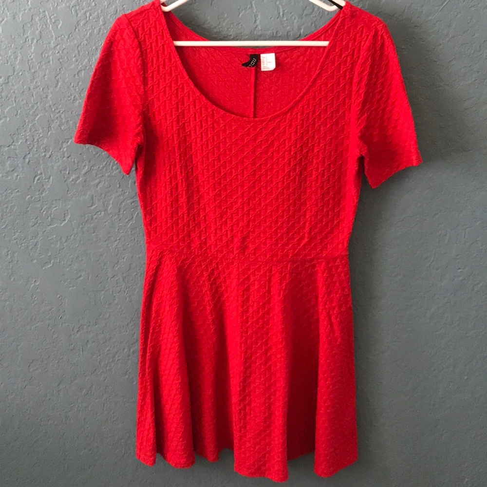 H&M red dress